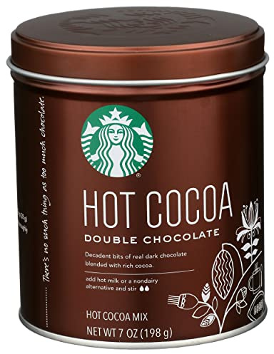 Starbucks Hot Cocoa, Double Chocolate, 7 Ounce (Pack of 1)