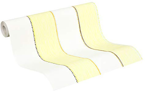 Esprit Kids Vliestapete Forest, Streifentapete, creme, hellgrün, hellblau, orange, braun, 941141