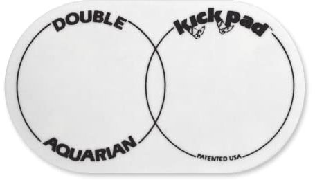 Aquarian DKP2 Double Kick Pad - White