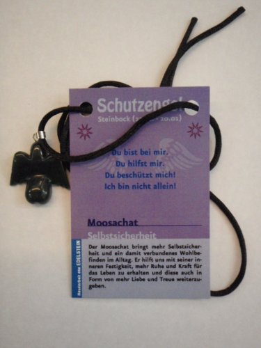 Moosachat Schutzengel, Glücksstein: Sternzeichen: Steinbock