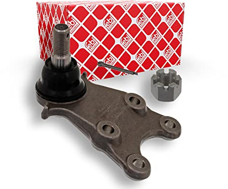 febi bilstein 43327 Traggelenk mit Kronenmutter und Splint, 1 Stück | Kompatibel mit: ISUZU TROOPER II, TROOPER III, TROOPER III Geländewagen offen, OPEL MONTEREY B