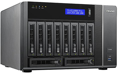 QNAP TS-EC880 PRO NAS Desktop 8-Bay QuadGigabit 10