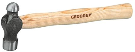 Gedore 8601 2 Englischer Schlosserhammer mit Kugel 2 lbs
