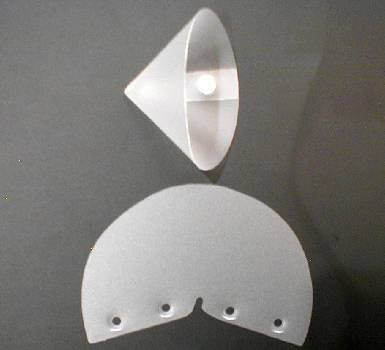 Mini Lampenschirm rund, 10 Stück