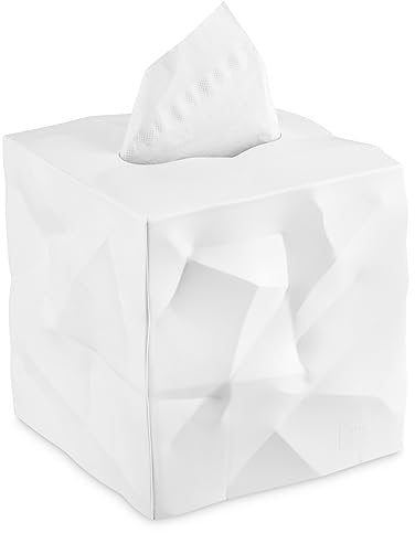 Essey Kosmetiktücher-Box Wipy Cube I, quadratischer Taschentuchspender, Design Taschentuchbox, 13x13x13 cm
