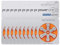 Power One 60 x Mercury-Free Size 13 Hearing Aid Batteries Zinc Air P13 PR48