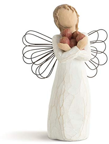 Willow Tree Figura de ángel con Manzana, Home Deco, Enesco