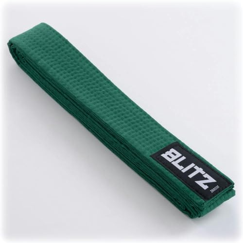 Blitz Plain Coloured Belt - Green - 280cm