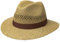 Classic Traveller Strohhut für Damen und Herren - Sonnenhut aus 100% Stroh - Made in Italy - Sommerhut mit braunem Ripsband - Größen S, M, L und XL - Hut gegen Sonne im Sommer Natur XL (60-61 cm)