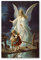 Postereck - 0154 - Detailreiches Schutzengel Poster | Schutzengel Kinder Poster im Alten Gemälde Stil | Spirituelle Deko mit Engel - Poster - DIN A4-21,0 cm x 29,7 cm