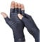 COPPER HEAL Arthritis Gloves Women & Men Pair - Highest Copper Infused Fingerless Compression Gloves Hand Warmers Wrist Supports Rheumatoid Arthritis Pain Relief carpal tunnel wrist splint glove golf