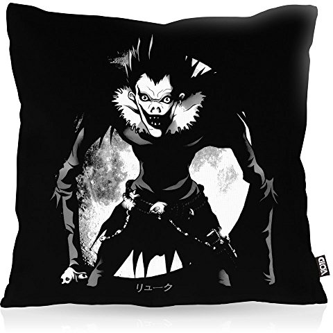 VOID Shinigami Ryuk Kissenbezug Kissenhülle Outdoor Indoor Death Notizbuch Anime Manga Yagami Note, Kissen Größe:60 x 60 cm