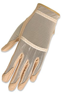 HJ Glove Solaire Golf-Handschuh, für Damen, lang, groß, Beige
