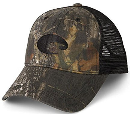 Costa Del Mar Unisex-Erwachsenen Cap mit Mesh-Einsatz., Schwarz, Einheitsgre