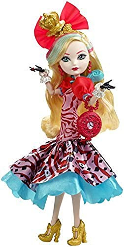 Mattel Ever After High CJF42 - Auf ins Wunderland Apple Puppe, weiß