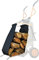 WORX Aerocart Schubkarre Kaminholzträger, Segeltuch, Stahllegierung, Orange, 15,2 x 30,5 x 50,8 cm