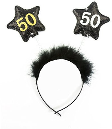 Oblique Unique® Haarreifen 50. Geburtstag Feier