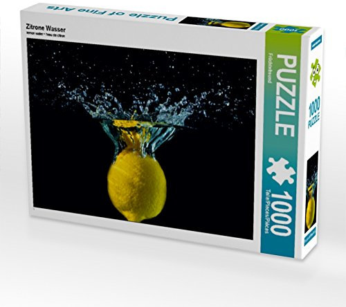 CALVENDO Puzzle Zitrone Wasser 1000 Teile Puzzle quer | 1000 Teile Lege-Größe 64 x 48 cm Foto-Puzzle für glückliche Stunden