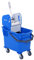 Bayersan Kentucky Mop Bucket With Wringer | Commercial Mop Buckets | Industrial Mopping Supplies (25 litres, Blue)