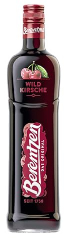 Berentzen | Wildkirsche | Reinste Destillate, vereint mit dem Geschmack von fruchtigen Kirschen | Köstlich pur, auf Eis oder in Drinks | 0,7L | 16% Vol.