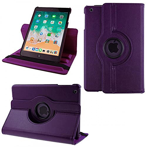 COOVY® 2.0 Etui pour Apple iPad Mini 1/2 / 3 Coque de Protection Rotation 360° Smart Housse Cover Case Stand Auto Réveil/Sommeil | Violet