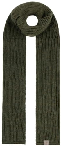 LIERYS Merino Rippschal einfarbig Made in Germany Damen und Herren Herbst Winter