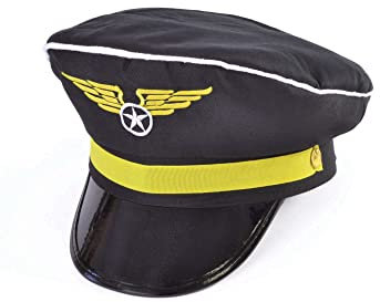Bristol Novelty BH446 Aviator/Pilot Pilotenmütze, Einheitsgröße Halloween