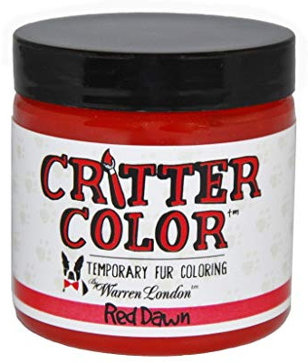 Warren London Critter Color Temporary Dog Fur Dye, Red, 4.8 oz