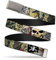 Buckle-Down Damen Web Belt Dead Men Tattoo 1.5 Grtel, Mehrfarbig, 4 cm Breit-Hose Oben-107 cm Pant Größe