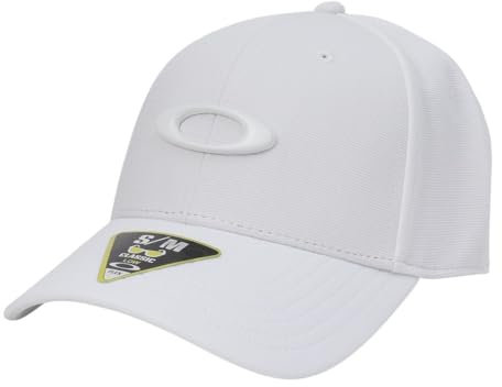 Oakley, cappellino con visiera da uomo bianco Large