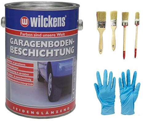 Garagenboden- Beschichtung 2,5 Liter Kieselgrau (Kieselgrau 2.5 Liter)