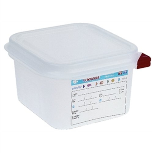 Araven Food Container 1.7Ltr 1.7 litre (1/6 GN). 100(h) x 176(w) x 162(d)mm. Pack quantity: 4