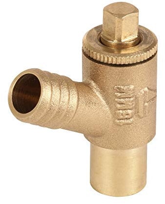 Heavy Duty 15MM Drain Off Cock Valve Short (46MM) (Type A) BS 2879-2
