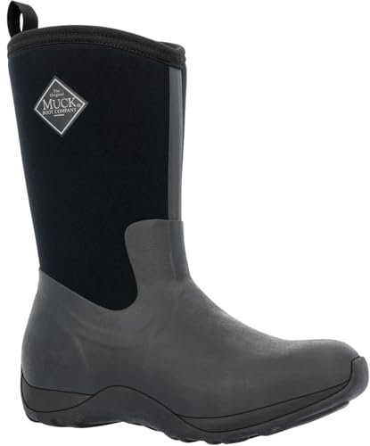 Muck Boots Arctic Weekend Stivali In Gomma Nera Da Pioggia - EUR 40