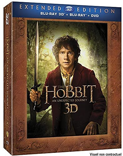 Le Hobbit : Un voyage inattendu - Version longue - Edition 2 Blu-ray 3D + 3 Blu-ray + 2 DVD