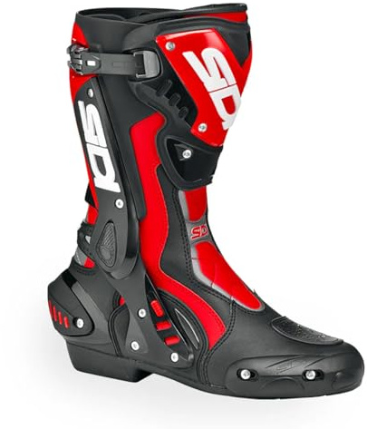 Sidi ST Stivali da Moto, Nero/Rosso, 43