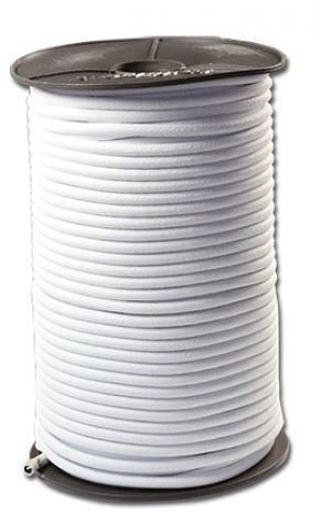 20 Meter Expander-seil 8mm Weiss + 10 Spiralhaken