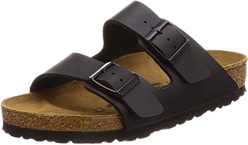 Birkenstock Womens Arizona Black Leather Sandals 41 EU