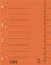 Bene 97300 Trennblätter A4 durchgefärbt, Inh.100, orange