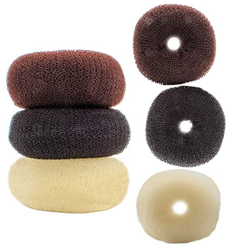 Haarschmuck Haarunterlage Volumkissen Haarkissen Donut Rolle Knotenpolster Knotenkissen Dutt Hilfe Haarteil