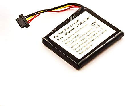 Akkuversum Akku kompatibel mit Tomtom Go Live 1000, Navigation/Organizer/PDA Li-Ion Batterie