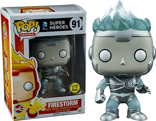 Funko - Figurine Dc Comics White Lantern - Firestorm Glow In The Dark Exclu pop 10cm - 0889698105095