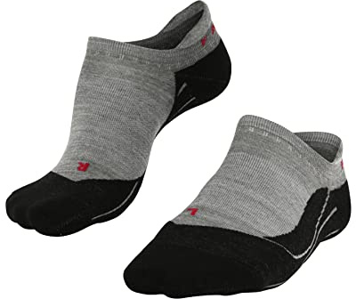 FALKE Men's TK5 Invisible Hiking Socks Light Cushioning Anti Blister Thin No-Show Breathable Quick-Drying Climate-Regulating Odour-Neutralising Wool Functional Yarn 1 Pair
