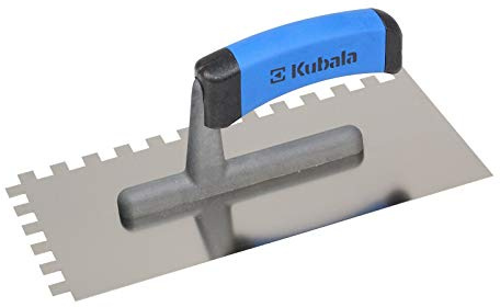 Zahnkelle Modell Profi 4x4 Zahnspachtel Edelstahl Glättekelle mit Zahnung Kelle