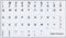 Self-Adhesive Stickers for Qwerty US English Keyboard - White
