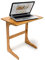 Relaxdays Laptoptisch Bambus H x B x T: ca. 62,5 x 60 x 40 cm Beistelltisch als auch als Notebook-Couchtisch aus Holz mit praktischer Ablage und optimaler Arbeitshöhe aus hochwertigem Bambus, natur