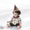 Statue aus Porzellan Pinocchio klein - Puppe aus Porzellan Elegante handwerkliche Dekoration Kunsthandwerk Vicentina - Made in Italy