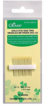 Clover 496/12 Nähnadel, Gold, No.12