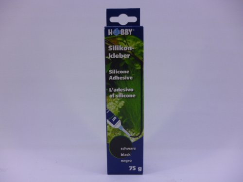 Hobby Silikonkleber schwarz, 75 ml Kartusche Osmoseanlagen, Wasseraufbereiter, Silikatfilter