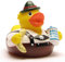 Duckshop I Badeente City Duck Bayern I Quietscheente I inkl. Quietscheentchen-Schlüsselanhänger im Set I Geschenk für Oktoberfest I Präsent Sammler I Souvenir